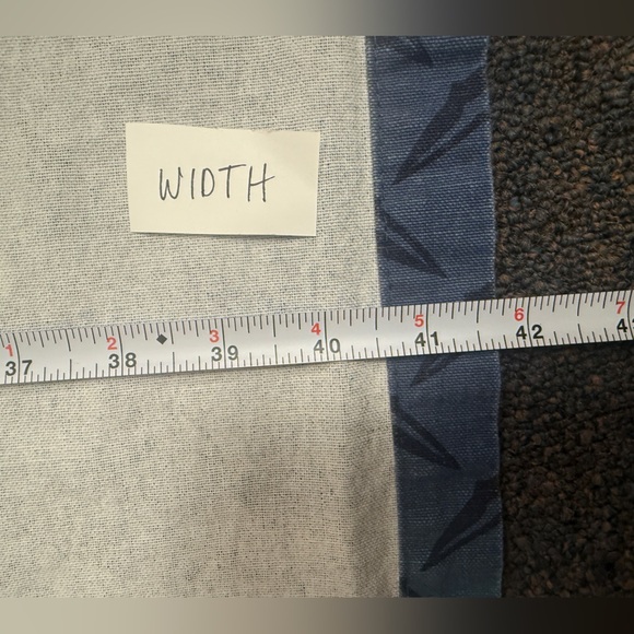 (2) Disney Pixar Cars Tab Top Curtain Panel Canvas Fabric Blue ,Red Tabs 42 x 72 - Picture 3 of 8